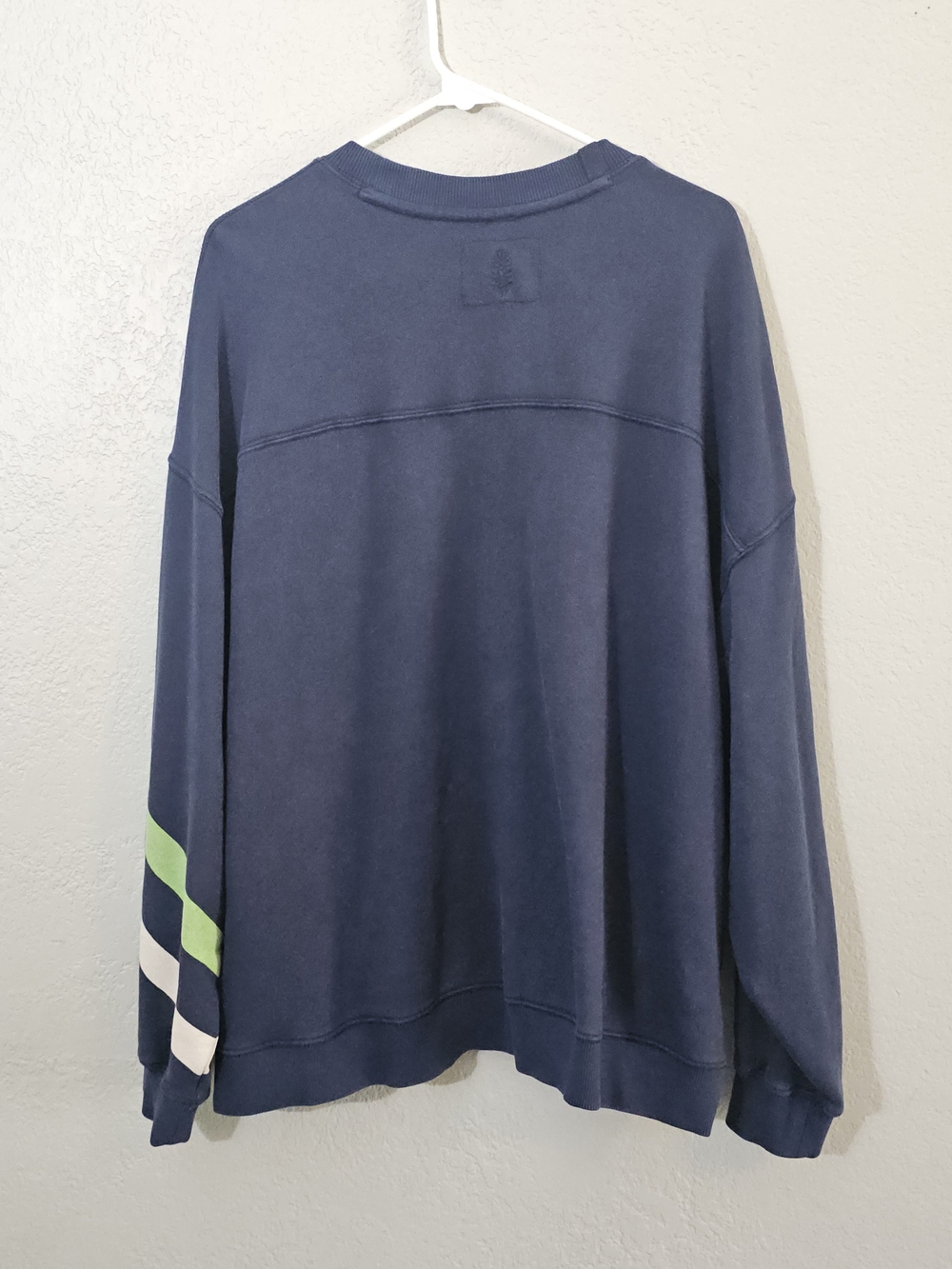 FP Movement All Star Logo Pullover Midnight Navt Sport Womens Medium Oversized - Picture 10 of 11